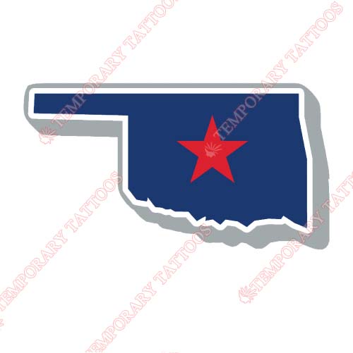 Oklahoma City Dodgers Customize Temporary Tattoos Stickers NO.8198